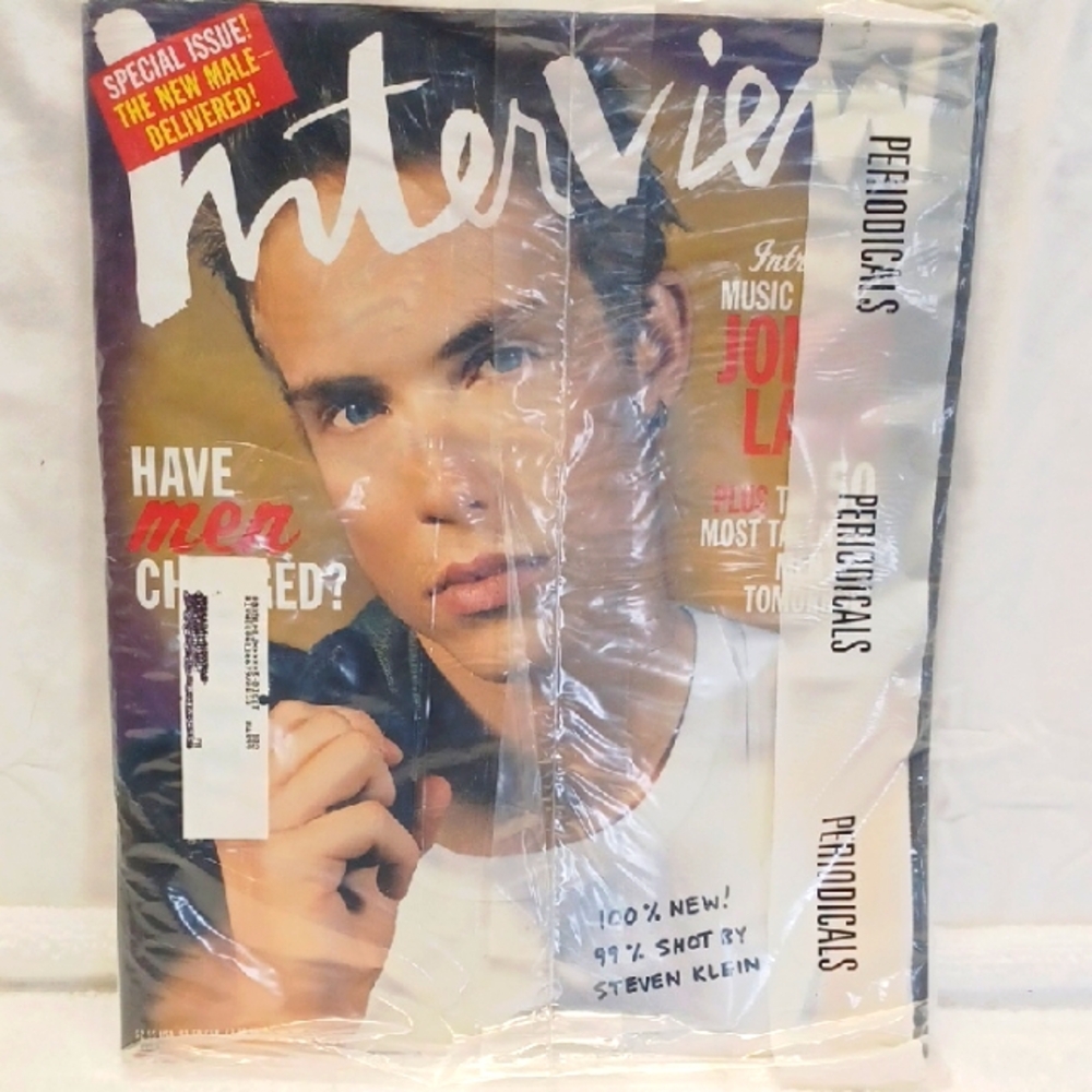 New In Package! Vintage Interview Magazine February 1999 Issue! Still In Mailer!